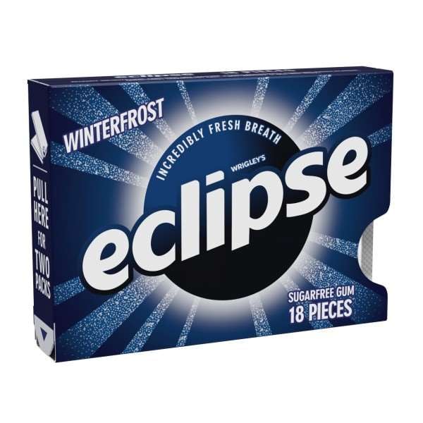 Eclipse Single Serve Winterfrost Gum 18 Pieces, PK144